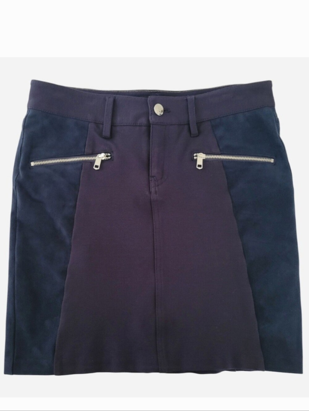 Tommy Hilfiger Navy Skirt 4 Mini Blue Stretchy Classic Designer NWOT Trendy Prep